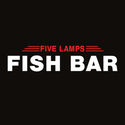 Five Lamps Fish Bar logo.